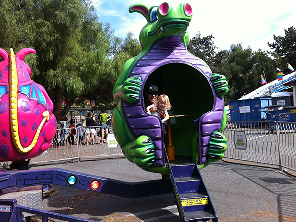 Spinning Dragon Ride at the Clayton Oktoberfest Carnival